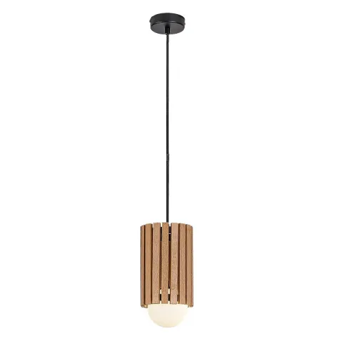 Pendul 72420 Noxelle Rabalux, Scandinav, G9, Negru-Mat-Stejar