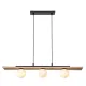 Lustra 72421 Noxelle Rabalux, Scandinav, G9, Negru-Mat-Stejar
