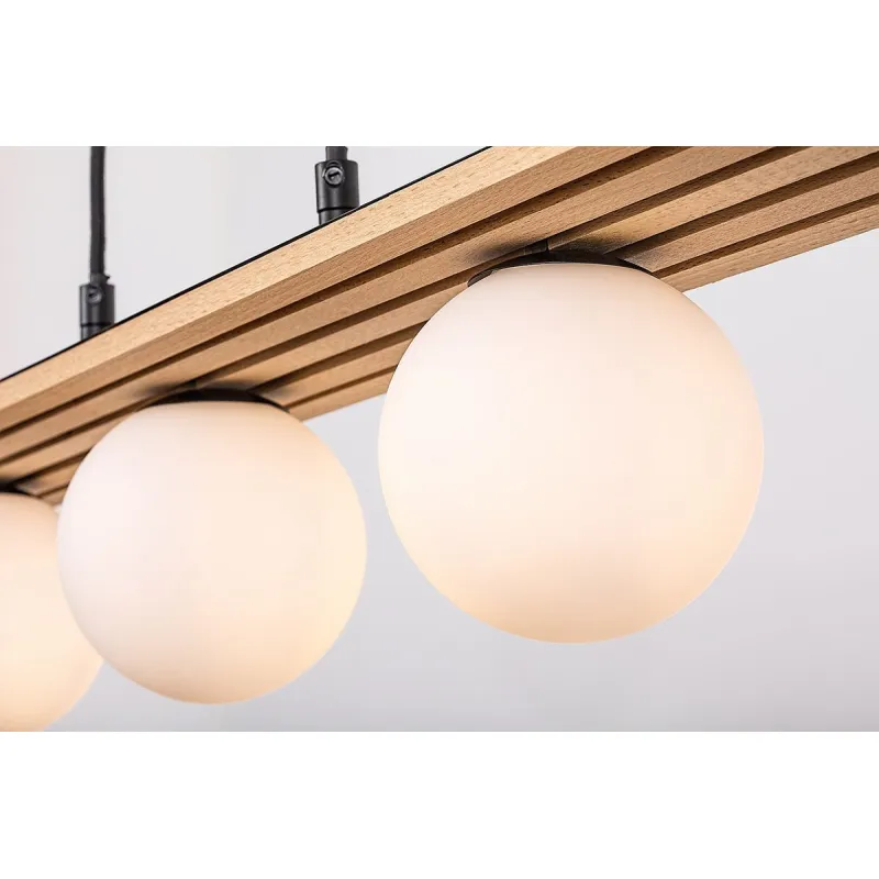 Lustra 72421 Noxelle Rabalux, Scandinav, G9, Negru-Mat-Stejar