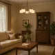 Candelabru 7276 Edith Rabalux, Clasic, E27, Alamă-Antichizată