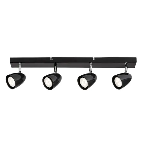 Lustra Spot 73021 Perico Rabalux, Modern, Gu10, Negru