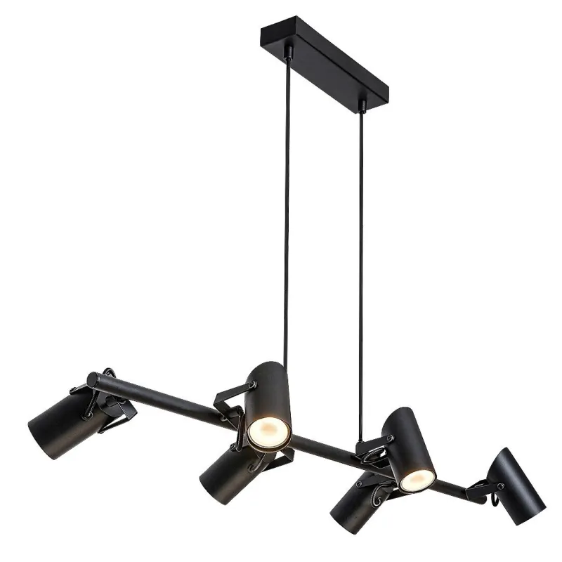 Lustra 73045 Maximilian Rabalux, Industrial, Gu10, Negru-Mat