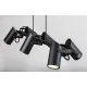 Lustra 73045 Maximilian Rabalux, Industrial, Gu10, Negru-Mat