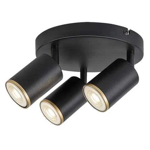 Lustra Spot 73109 Nolie Rabalux, Modern, Gu10, Negru-Mat