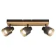 Lustra Spot 73422 Noxelle Rabalux, Scandinav, E14, Negru-Mat-Stejar