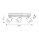 Lustra Spot 73422 Noxelle Rabalux, Scandinav, E14, Negru-Mat-Stejar