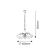 Candelabru 7365 Francesca Rabalux, Clasic, E14, Crom-Satinat