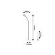 Lampadar 74004 Rader Rabalux, Modern, Led, Negru