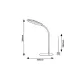 Veioza 74007 Adelmo Rabalux, Modern, Led, Negru