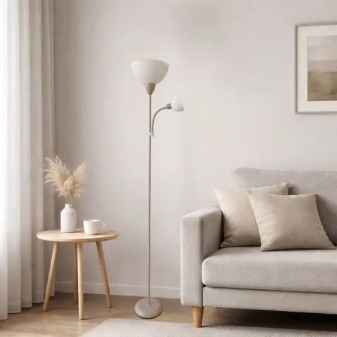 Lampadar 74103 Action Pro Rabalux, Scandinav, E27, Gri-Bej