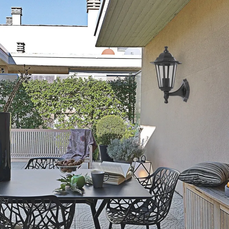 Aplica Exterior 8204 Velence Rabalux, Clasic, E27, Negru