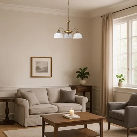 Candelabru 8813 Flossi Rabalux, Clasic, E27, Bronz