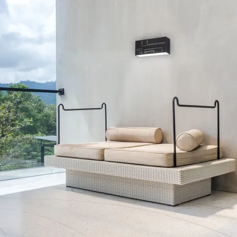 Aplica Exterior 8873 Maribor Rabalux, Minimalist, Led, Negru