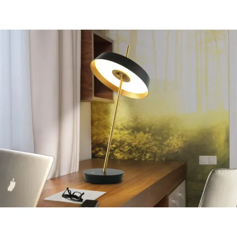 Veioza Schuller ·Vertigo· Table Lamp, Black-Gold 147248 Led Spania