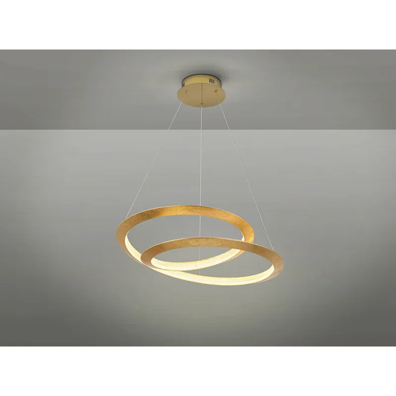 Suspensie Schuller Eternity - Lamp Gold Leaves Ø60 Dimmable 165723D Led Spania