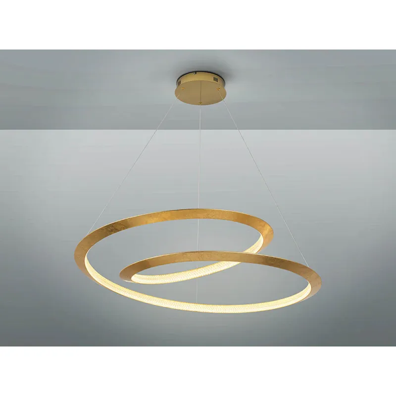Suspensie Schuller Eternity - Lamp Gold Leaves Ø97 165839 Led Spania