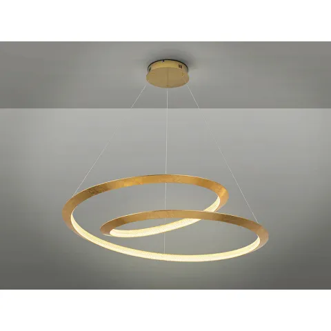 Suspensie Schuller Eternity - Lamp Gold Leaves Ø97 Dimmable 165839D Led Spania