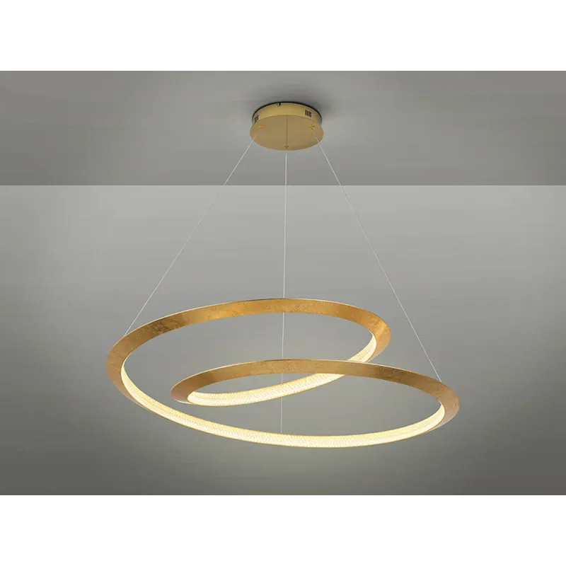 Suspensie Schuller Eternity - Lamp Gold Leaves Ø97 Dimmable 165839D Led Spania