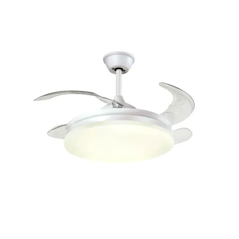 Ventilator Schuller ·Vento· Fan, All White Ø50 168304 Led Spania