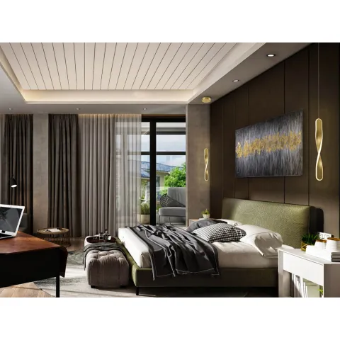 Pendul Schuller Twist - Lamp 1L Gold 219633 Led Spania