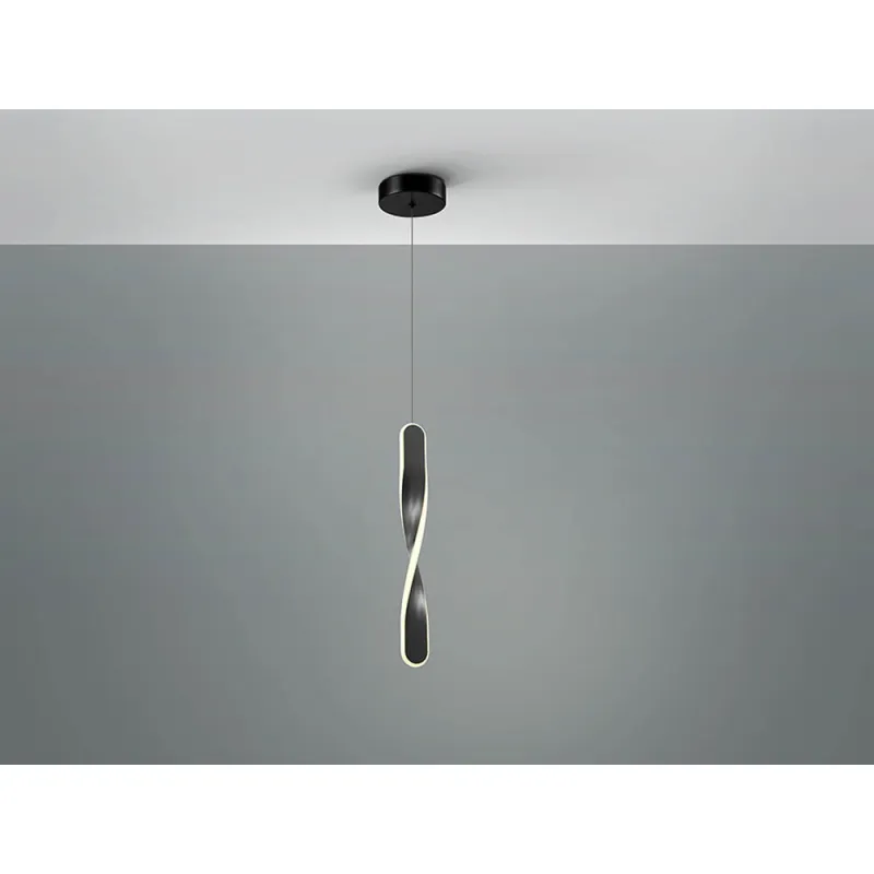 Pendul Schuller Twist - Lamp 1L Black 219640 Led Spania