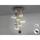 Suspensie Schuller ·Norma· Lamp 9L., Black/Brass 225090 E27 Spania