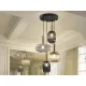 Suspensie Schuller ·Norma· Lamp 4L., Black/Brass 225168 E27 Spania