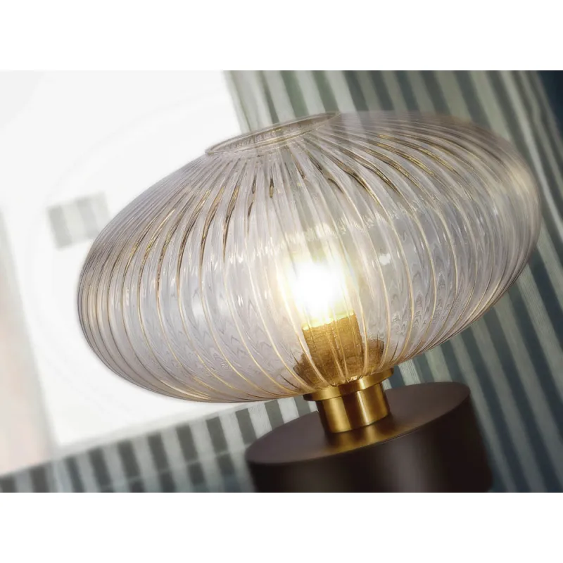 Veioza Schuller Norma - Table Lamp 1L Black-Brass 225274 E27 Spania