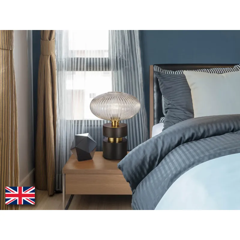 Veioza Schuller Norma - Table Lamp 1L Black-Brass 225274 E27 Spania