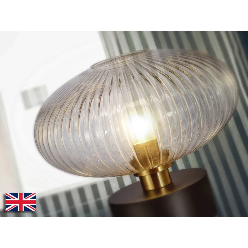 Veioza Schuller Norma - Table Lamp 1L Black-Brass 225274 E27 Spania