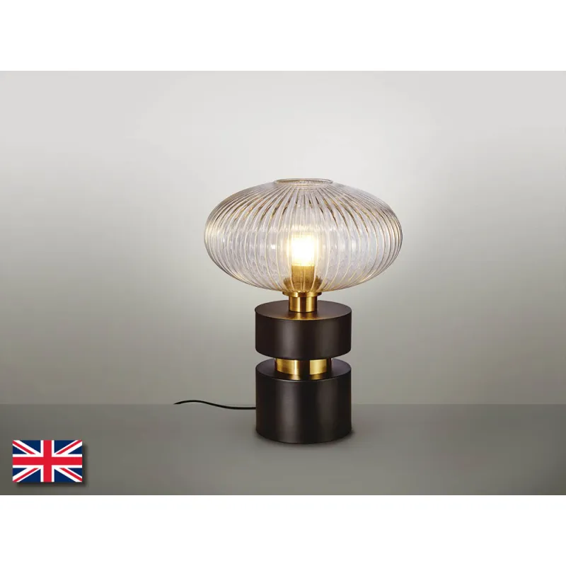 Veioza Schuller Norma - Table Lamp 1L Black-Brass 225274 E27 Spania