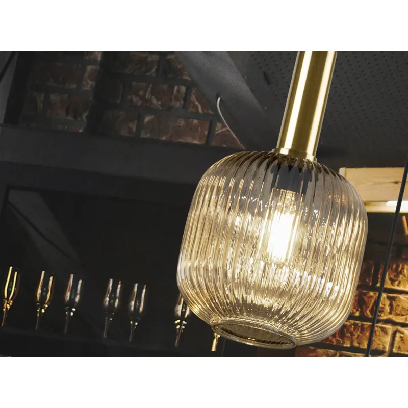 Pendul Schuller Norma- Lamp 1L Amber 225588 E27 Spania
