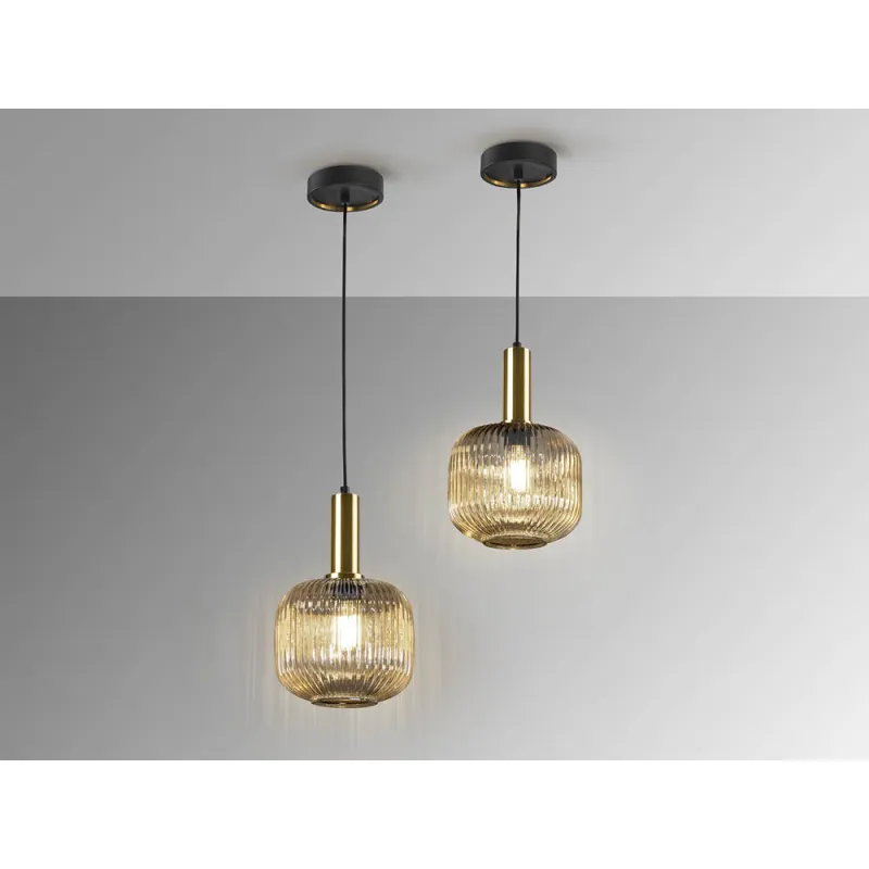 Pendul Schuller Norma- Lamp 1L Amber 225588 E27 Spania