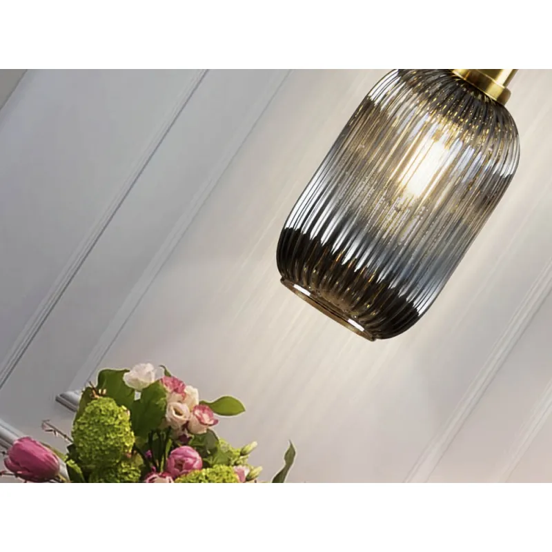 Pendul Schuller ·Norma· Lamp 1L., Smoke Grey 225632 E27 Spania