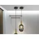 Pendul Schuller ·Norma· Lamp 1L., Smoke Grey 225632 E27 Spania