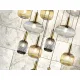 Suspensie Schuller Norma - Lamp 18L Black-Brass 225892 E27 Spania