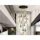 Suspensie Schuller Norma - Lamp 18L Black-Brass 225892 E27 Spania