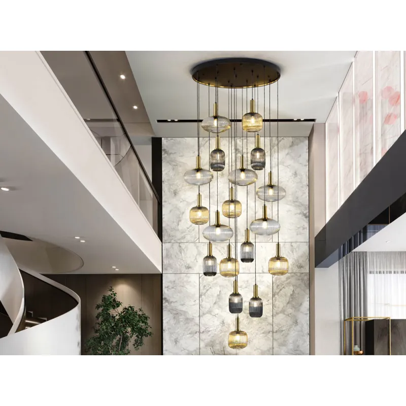 Suspensie Schuller Norma - Lamp 18L Black-Brass 225892 E27 Spania