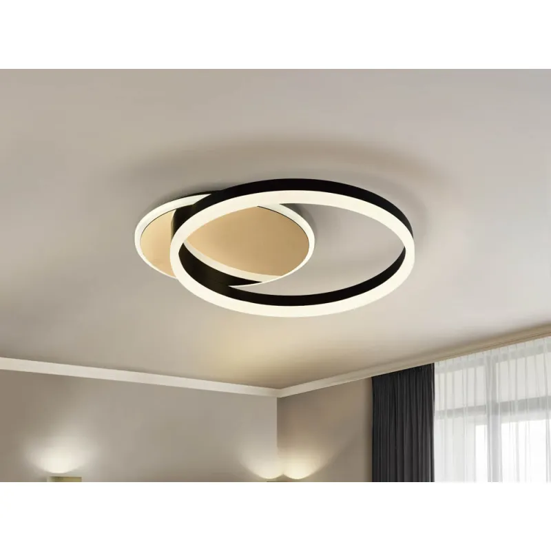 Plafoniera Schuller ·Oriel· Ceiling Lamp Gold/Black 226387 Led Spania