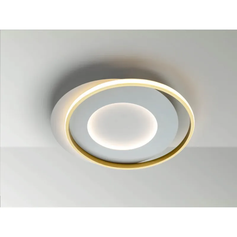 Plafoniera Schuller ·Limbos· Ceiling Lamp, White/Gold 245135 Led Spania