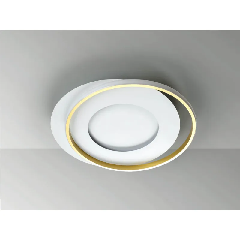 Plafoniera Schuller ·Limbos· Ceiling Lamp, White/Gold 245135 Led Spania