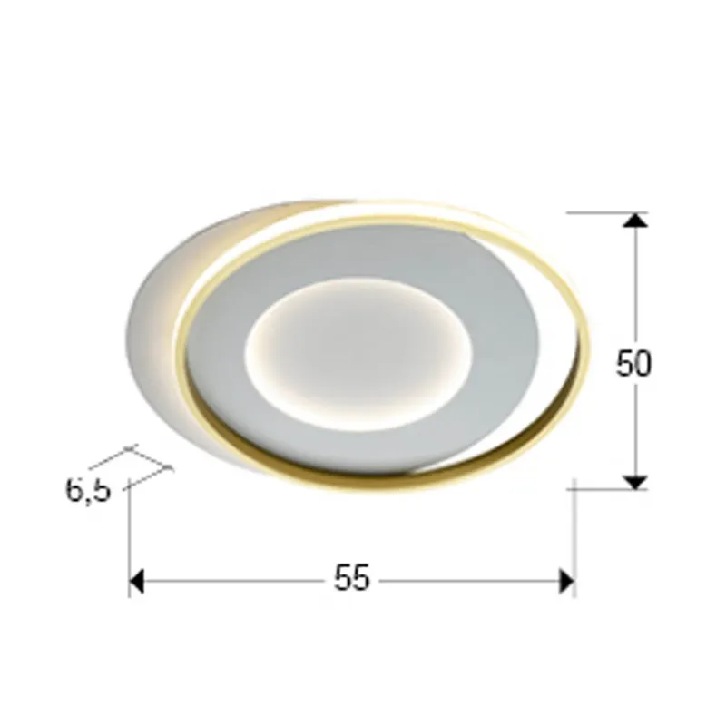 Plafoniera Schuller ·Limbos· Ceiling Lamp, White/Gold 245135 Led Spania