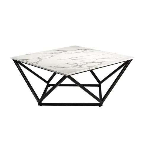 Masuta de Cafea Schuller ·Lua· Coffee Table Black/Marble 246729 Spania
