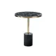Masuta Schuller ·Dekala· Side Table Ø46, Black/Gold 258203 Spania