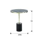 Masuta Schuller ·Dekala· Side Table Ø46, Black/Gold 258203 Spania