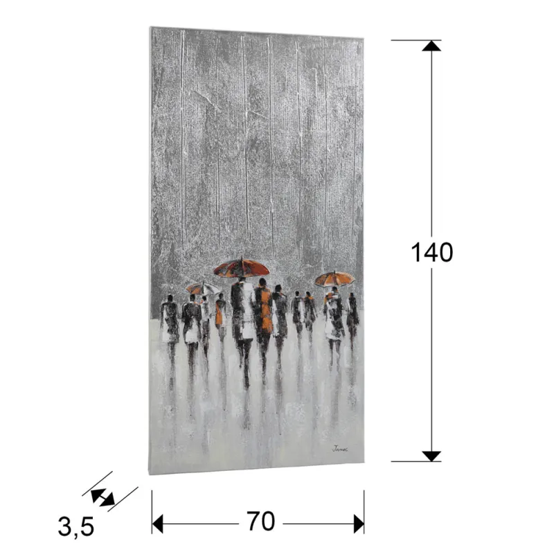 Tablou Decorativ Schuller ·Llueve· Acrilic 70X140 263474 Spania