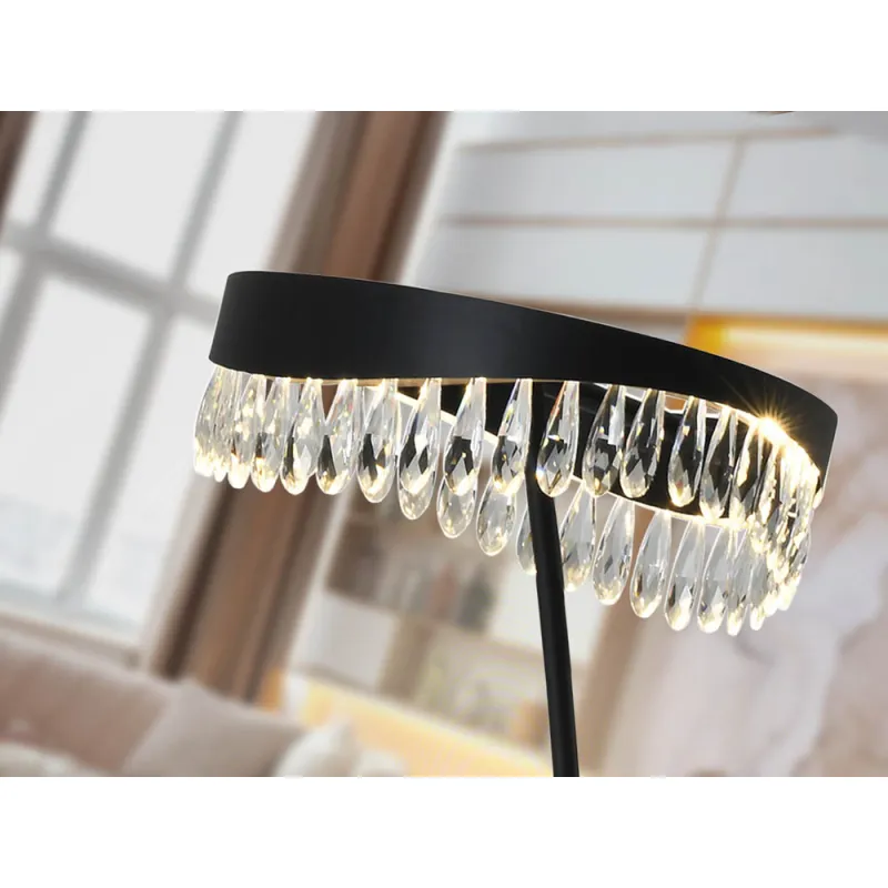 Lampadar Schuller ·Selene· Floor Lamp, Black-Crystal 294867 Led Spania