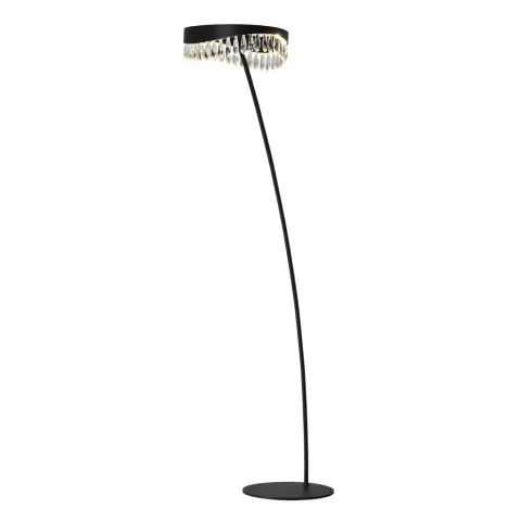 Lampadar Schuller ·Selene· Floor Lamp, Black-Crystal 294867 Led Spania