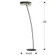Lampadar Schuller ·Selene· Floor Lamp, Black-Crystal 294867 Led Spania