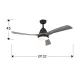 Ventilator Schuller ·Aspas· Fan, Black/Grey 316538 Spania